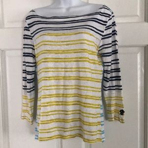 Tory Burch boat neck top.